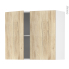 #Meuble de cuisine Haut ouvrant <br />IKORO Chêne clair, 2 portes, L80 x H70 x P37 cm 