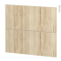#Façades de cuisine - 2 tiroirs N°60 - IKORO Chêne clair - L80 x H70 cm