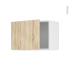 #Meuble de cuisine - Haut ouvrant - IKORO Chêne clair - 1 porte - L60 x H41 x P37 cm