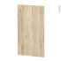 #Finition cuisine - Habillage arrière ilôt N°92 - IKORO Chêne clair  - Avec sachet de fixation - L40 x H70 x Ep 1,6 cm