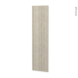 Finition cuisine - Joue N°89 - IKORO Chêne clair  - Avec sachet de fixation - L58 x H217 x Ep 1,6 cm