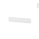 Façades de cuisine - Face tiroir N°42 - IPOMA Blanc brillant - L80 x H13 cm