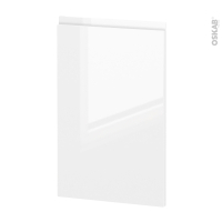 Porte lave vaisselle - Full intégrable N°87 - IPOMA Blanc brillant - L45 x H70 cm