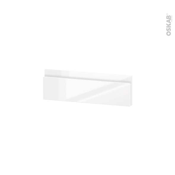 Façades de cuisine - Face tiroir N°1 - IPOMA Blanc brillant - L40 x H13 cm
