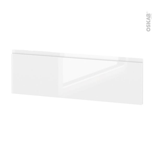 Façades de cuisine - Face tiroir N°40 - IPOMA Blanc brillant - L100 x H31 cm