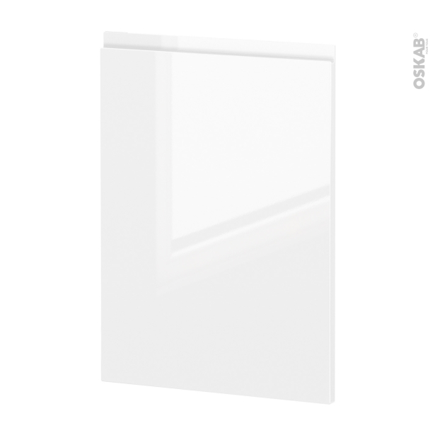 Façades de cuisine Porte N°20 <br />IPOMA Blanc brillant, L50 x H70 cm 
