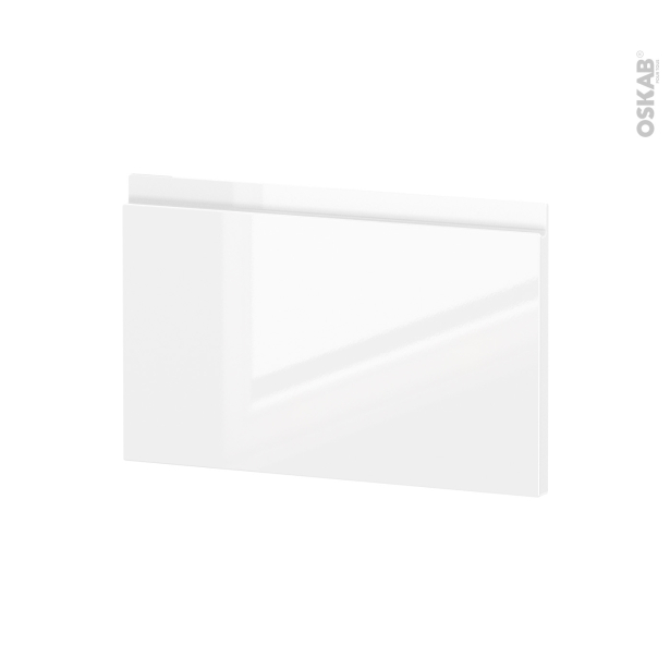 Façades de cuisine Face tiroir N°7 <br />IPOMA Blanc brillant, L50 x H31 cm 