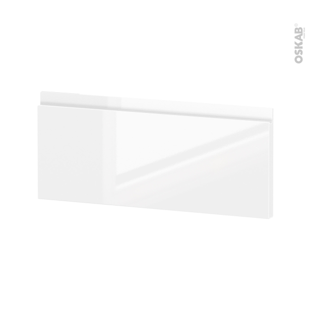 Façades de cuisine Face tiroir N°5 <br />IPOMA Blanc brillant, L60 x H25 cm 