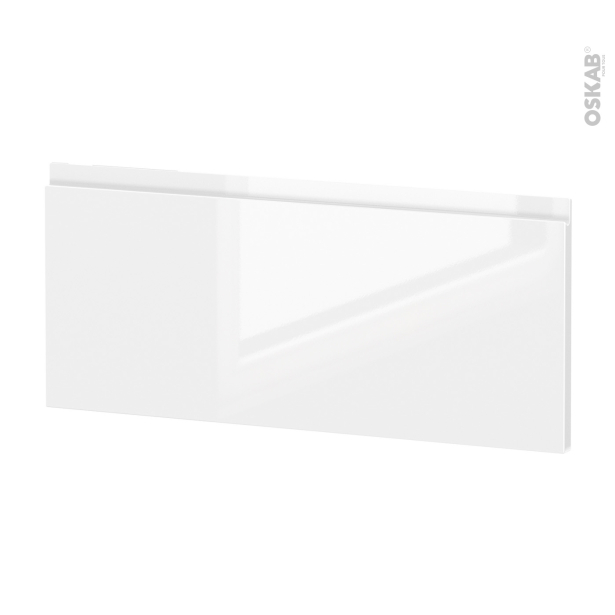 Façades de cuisine Face tiroir N°11 <br />IPOMA Blanc brillant, L80 x H35 cm 