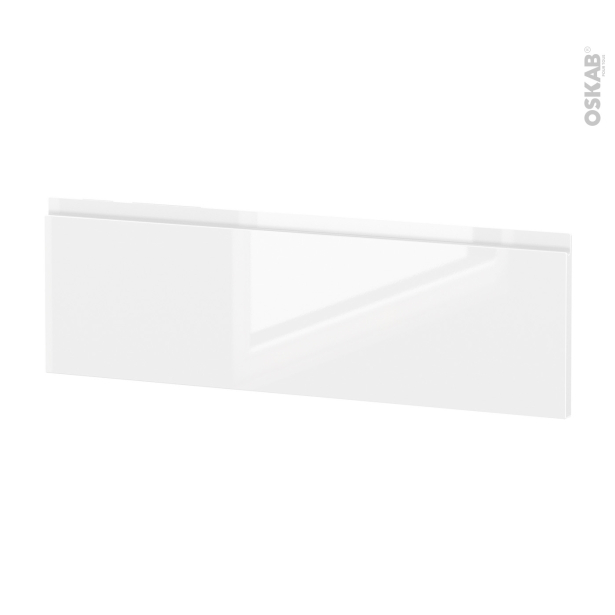 Façades de cuisine Face tiroir N°40 <br />IPOMA Blanc brillant, L100 x H31 cm 