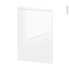 #Façades de cuisine Porte N°14 <br />IPOMA Blanc brillant, L40 x H57 cm 