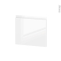 #Façades de cuisine - Face tiroir N°9 - IPOMA Blanc brillant - L40 x H35 cm
