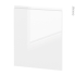 #Façades de cuisine Porte N°21 <br />IPOMA Blanc brillant, L60 x H70 cm 