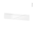 #Façades de cuisine - Face tiroir N°3 - IPOMA Blanc brillant - L60 x H13 cm