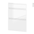 #Façades de cuisine - 3 tiroirs N°58 - IPOMA Blanc brillant - L60 x H70 cm