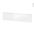 #Façades de cuisine - Face tiroir N°41 - IPOMA Blanc brillant - L100 x H25 cm