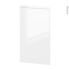 #Façades de cuisine Porte N°85 angle <br />IPOMA Blanc brillant, L38,8 x H70 cm 