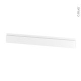 Façades de cuisine - Face tiroir N°43 - Ipoma Blanc Mat - L100 x H13 cm