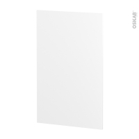 Finition cuisine - Joue N°31 - IPOMA Blanc mat - Avec sachet de fixation - L58,4 x H92 x Ep.1,6 cm