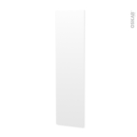 Finition cuisine - Joue N°89 - IPOMA blanc mat  - Avec sachet de fixation - L58,4 x H217 x Ep 1,6 cm
