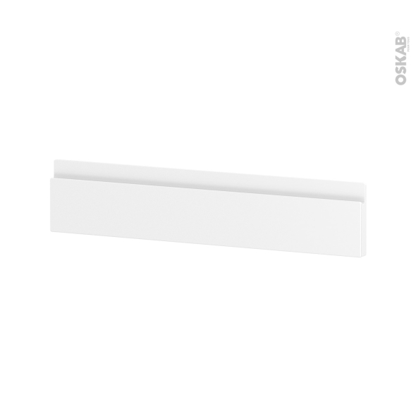 Façades de cuisine - Face tiroir N°3 - IPOMA Blanc mat - L60 x H13 cm