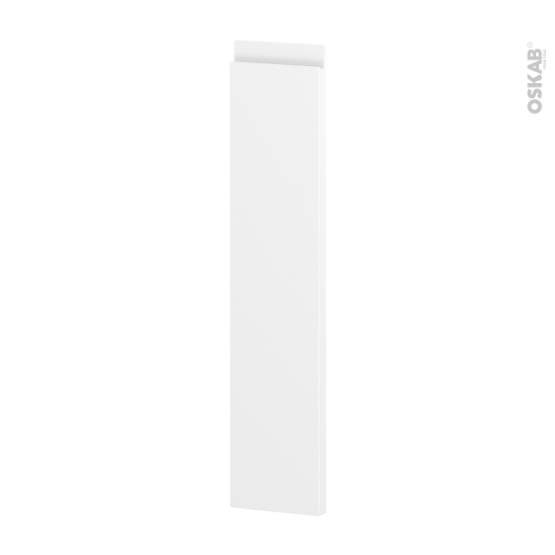 Façades de cuisine Porte N°17 <br />IPOMA Blanc mat, L15 x H70 cm 