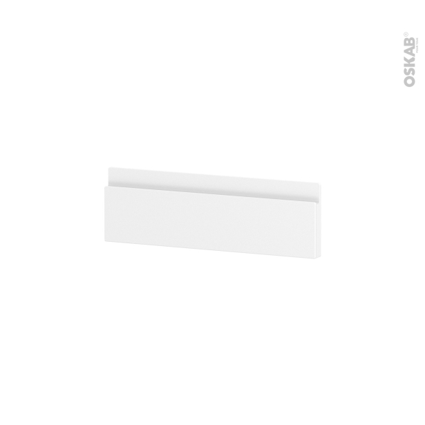 Façades de cuisine Face tiroir N°1 <br />IPOMA Blanc mat, L40 x H13 cm 