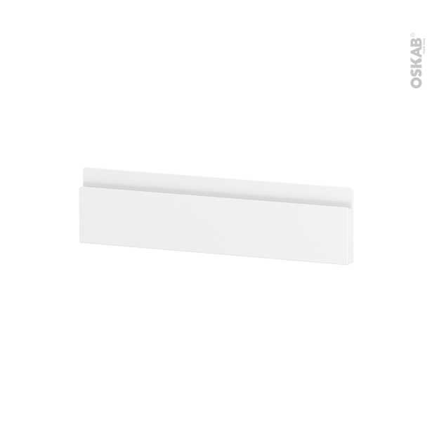 Façades de cuisine Face tiroir N°2 <br />IPOMA Blanc mat, L50 x H13 cm 