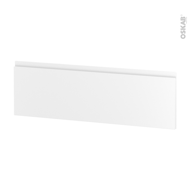 Façades de cuisine Face tiroir N°40 <br />Ipoma Blanc Mat, L100 x H31 cm 