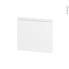 #Façades de cuisine - Face tiroir N°9 - IPOMA Blanc mat - L40 x H35 cm