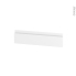#Façades de cuisine - Face tiroir N°2 - IPOMA Blanc mat - L50 x H13 cm