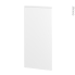 #Façades de cuisine - Porte N°27 - IPOMA Blanc mat - L60 x H125 cm