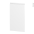 #Façades de cuisine Porte N°85 angle <br />IPOMA Blanc mat, L38,8 x H70 cm 