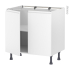 #Meuble de cuisine - Bas - IPOMA Blanc mat - 2 portes - L80 x H70 x P58 cm