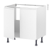 #Meuble de cuisine - Sous évier - IPOMA Blanc mat - 2 portes - L80 x H70 x P58 cm