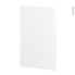 #Finition cuisine - Joue N°31 - IPOMA Blanc mat - Avec sachet de fixation - L58.4 x H92 x Ep.1.6 cm