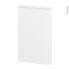#Porte lave vaisselle Full intégrable N°87 <br />IPOMA Blanc mat, L45 x H70 cm 