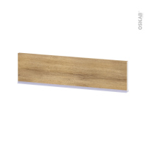 Plinthe de cuisine - IPOMA Chêne naturel - avec joint d'étanchéité - L220xH15,4