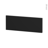 Bandeau colonne frigo - Haut - IPOMA Noir mat - A redécouper - L60 x H22 cm