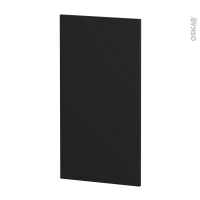Finition cuisine - Joue N°30 - IPOMA Noir mat - Avec sachet de fixation - H70 A redécouper - L37 x H35 cm