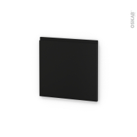 Finition cuisine - Joue N°29 - IPOMA Noir mat - Avec sachet de fixation - A redécouper - L58.4 x H57 cm