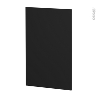 Finition cuisine - Joue N°31 - IPOMA Noir mat - Avec sachet de fixation - L58.4 x H92 x Ep 1.6 cm