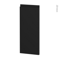 Finition cuisine - Habillage arrière ilôt N°91 - IPOMA noir mat  - Avec sachet de fixation - L30 x H70 x Ep 2,2 cm