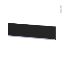Plinthe de cuisine - IPOMA Noir mat  - avec joint d'étanchéité - L220xH15,4 cm