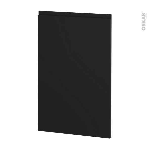 Finition cuisine - Habillage arrière îlot N°96 - IPOMA noir mat  - Avec sachet de fixation - à redécouper - L60 x H92 x Ep 2,2 cm