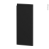 #Finition cuisine - Habillage arrière ilôt N°91 - IPOMA noir mat  - Avec sachet de fixation - L30 x H70 x Ep 2,2 cm