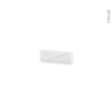 Façades de cuisine - Face tiroir N°1 - IRIS Blanc - L40 x H13 cm