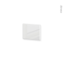 Façades de cuisine - Face tiroir N°6 - IRIS Blanc - L40 x H31 cm