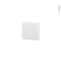 Façades de cuisine - Face tiroir N°9 - IRIS Blanc - L40 x H35 cm