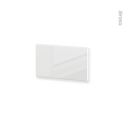 Façades de cuisine - Face tiroir N°10 - IRIS Blanc - L60 x H35 cm